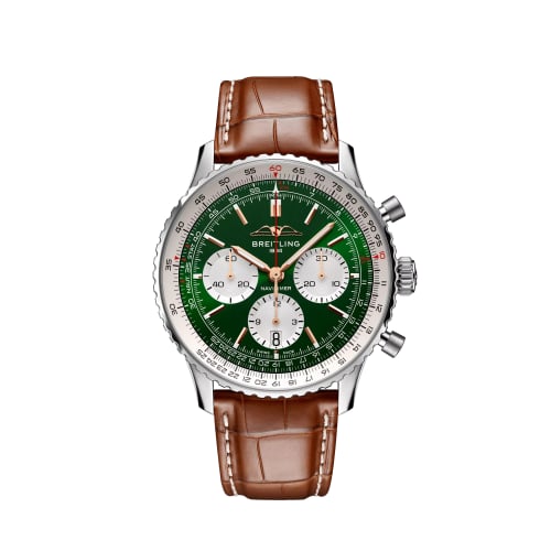 Breitling Navitimer B01 Chronograph 43 Stainless Steel / Green / Spain
