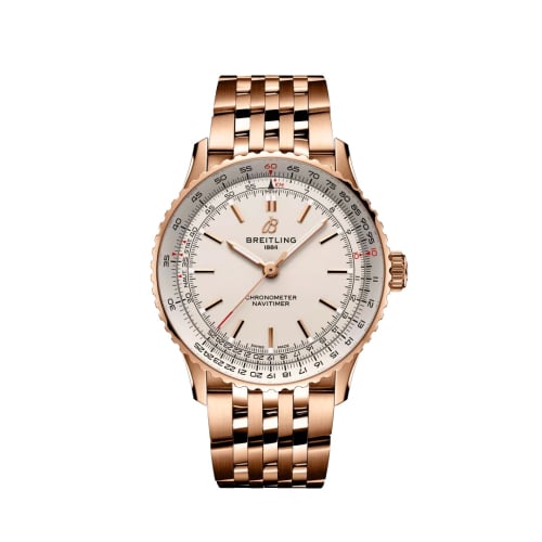 Breitling Navitimer Automatic 41 Automatic Red Gold / Silver / Bracelet