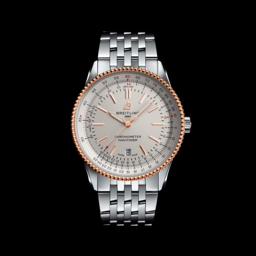 Breitling Navitimer Automatic 41 Automatic Stainless Steel / Rose Gold / Silver / Bracelet