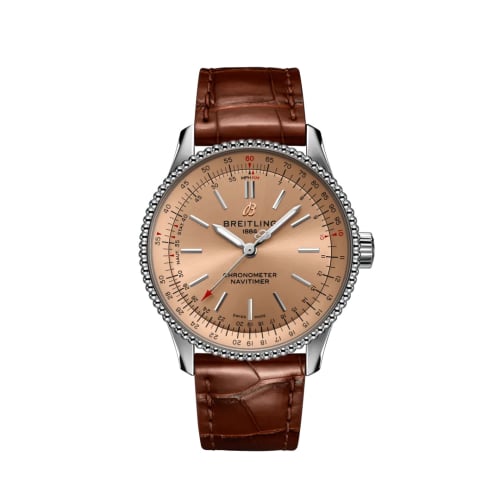 Breitling Navitimer 1 35 Automatic Stainless Steel / Copper / Croco / Folding