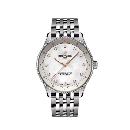 Breitling Navitimer Quartz 32 Stainless Steel / MOP / Bracelet