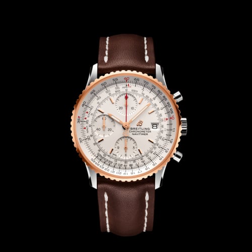 Breitling Navitimer 1 Chronograph 41 Stainless Steel / Red Gold / Silver / Croco / Pin
