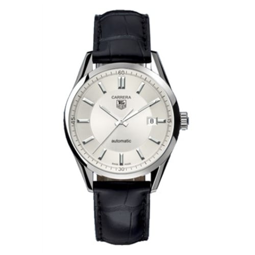 TAG Heuer Carrera Calibre 5 39 Stainless Steel / Silver / Alligator