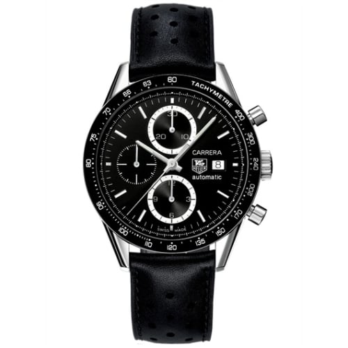 TAG Heuer Carrera Calibre 16 41 Stainless Steel / Black / Calf
