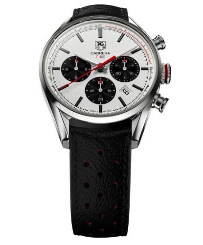 TAG Heuer Carrera CH80 Stainless Steel / Silver / Calf