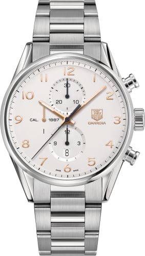 TAG Heuer Carrera Calibre 1887 43 Stainless Steel / Silver / Bracelet