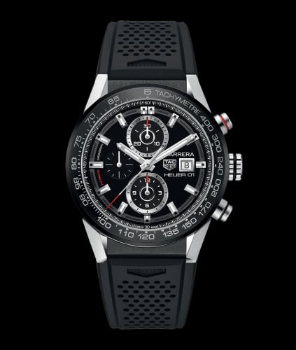TAG Heuer Carrera Calibre Heuer 01 43 Stainless Steel / Black / Rubber