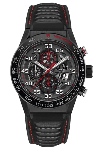 TAG Heuer Carrera Calibre Heuer 01 45 Stainless Steel / Skeleton / Calf