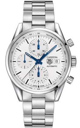 TAG Heuer Carrera Calibre 16 41 Stainless Steel / Silver / bracelet