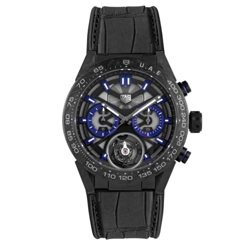 TAG Heuer Carrera Calibre Heuer 02T 45 Chronograph Tourbillon Dubai Skyline
