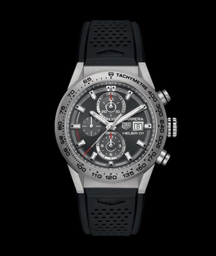 TAG Heuer Carrera Calibre Heuer 01 43 Titanium / Grey / Rubber
