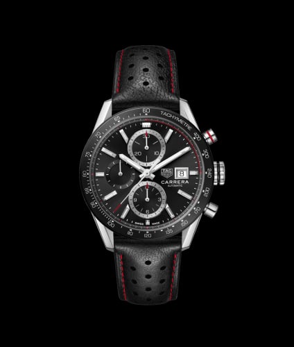 TAG Heuer Carrera Calibre 16 41 Stainless Steel / Black / Calf