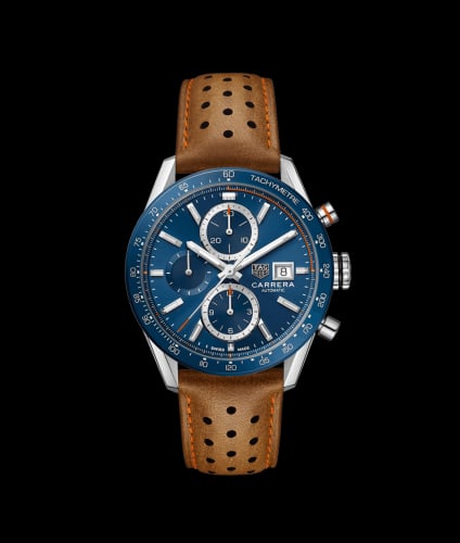 TAG Heuer Carrera Calibre 16 41 Stainless Steel / Blue / Calf