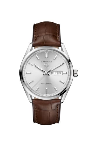 TAG Heuer Carrera Automatic Stainless Steel / Silver / Alligator