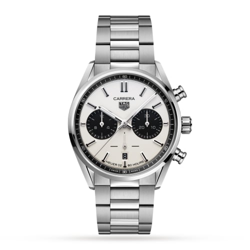 TAG Heuer Carrera Calibre Heuer 02 42 Stainless Steel / Watches of Switzerland / Bracelet