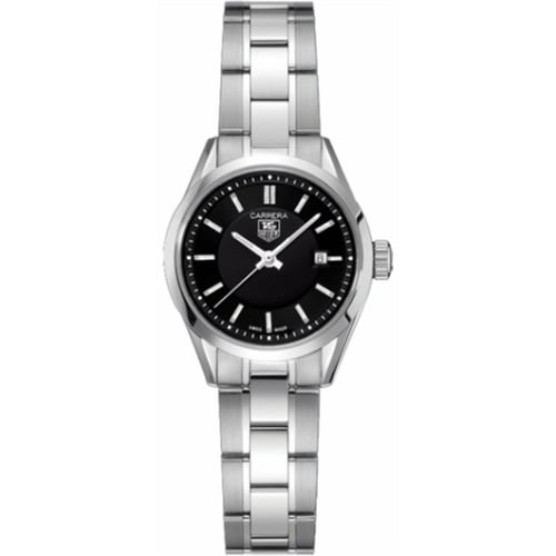 TAG Heuer Carrera Quartz 27 Stainless Steel / Black / Bracelet