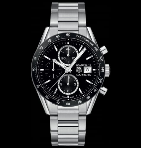 TAG Heuer Carrera Calibre 16 41 Stainless Steel / Black / Bracelet