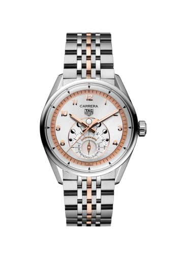 TAG Heuer Carrera Astronomer Stainless Steel - Rose Gold / Silver / Bracelet
