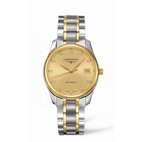 Longines Master Collection Date 36 Two Tone Diamond