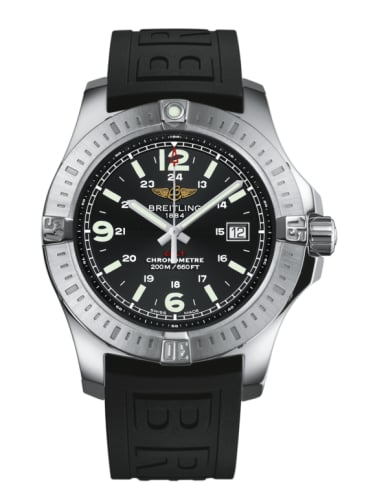 Breitling Colt Quartz Volcano Black / Rubber / Pin