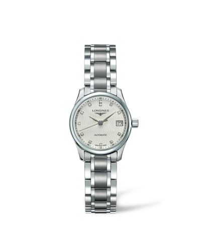 Longines Master Collection Date 25.5 Stainless Steel / Beige / Bracelet