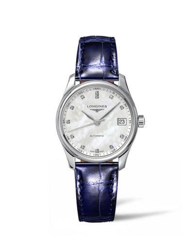 Longines Master Collection Date 34 Stainless Steel / MOP