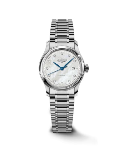 Longines Master Collection 30 Stainless Steel / MOP - Diamond / Bracelet