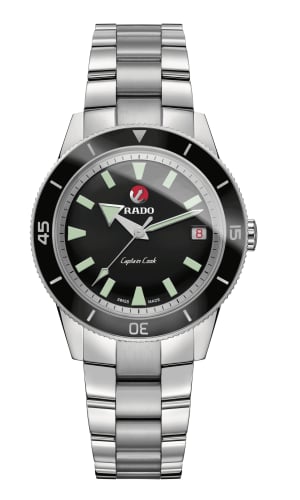 Rado HyperChrome Captain Cook 37 Black / Bracelet