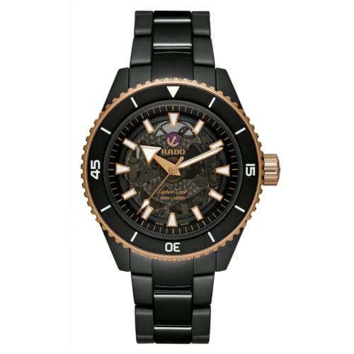 Rado HyperChrome Captain Cook 43 Ceramic - Rose Gold / Black / Bracelet