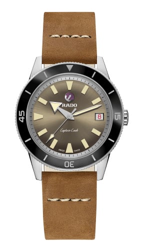 Rado HyperChrome Captain Cook 37 Brown / Calf