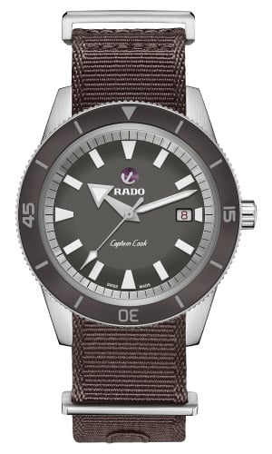 Rado HyperChrome Captain Cook 42 Stainless Steel / Grey