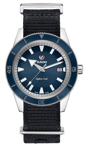 Rado HyperChrome Captain Cook 42 Stainless Steel / Blue