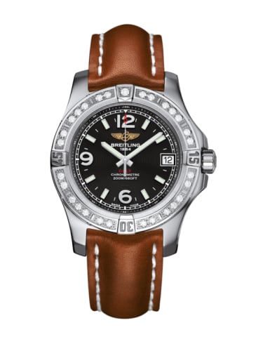 Breitling Colt 36 Diamond / Volcano Black / Calf