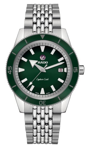 Rado HyperChrome Captain Cook 42 Stainless Steel / Green / Bracelet