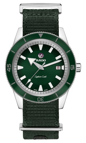 Rado HyperChrome Captain Cook 42 Stainless Steel / Green