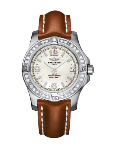 Breitling Colt 36 Diamond / Pearl / Calf