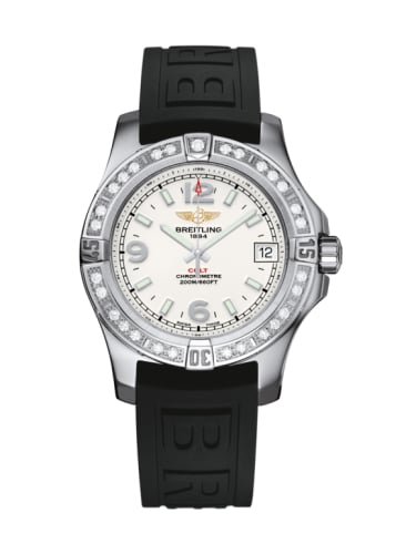 Breitling Colt 36 Diamond / Stratus Silver / Rubber