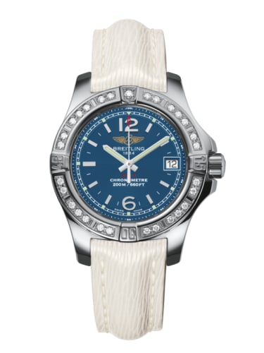 Breitling Colt Lady Diamond / Mariner Blue / Sahara / Pin