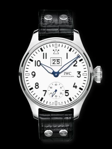 IWC Schaffhausen Big Pilot's Watch Big Date 150 Years Stainless Steel / White