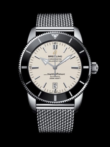 Breitling Superocean Heritage II 46 Stainless Steel / Black / Silver / Bracelet