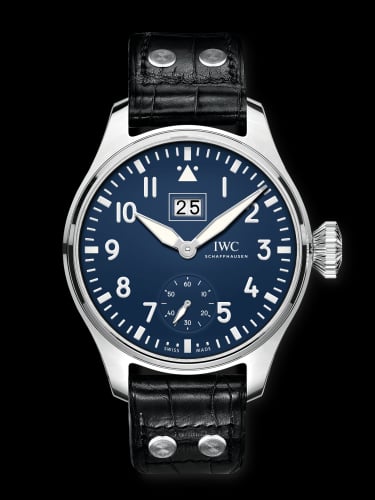 IWC Schaffhausen Big Pilot's Watch Big Date 150 Years Stainless Steel / Blue