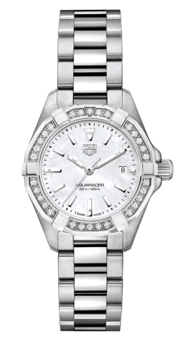 TAG Heuer Aquaracer 300M Quartz 27 Stainless Steel / Diamond / MOP / Bracelet