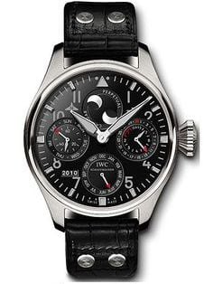 IWC Schaffhausen Big Pilot Perpetual Calendar Stainless Steel / Black / Zegg &amp; Cerlati