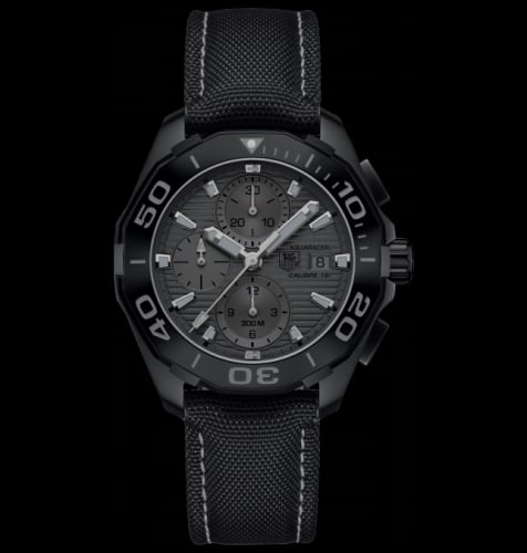 TAG Heuer Aquaracer 300M Calibre 16 43 Titanium PVD / Black Phantom / Nylon