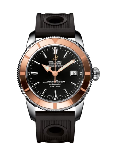 Breitling Superocean Heritage 42 Stainless Steel / Red Gold / Volcano Black / Rubber