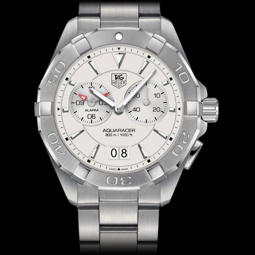 TAG Heuer Aquaracer 300M Alarm 40.5 Stainless Steel / Silver / Bracelet