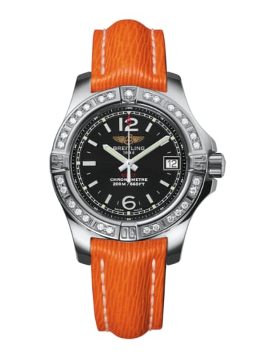 Breitling Colt Lady Diamond / Volcano Black / Sahara / Pin