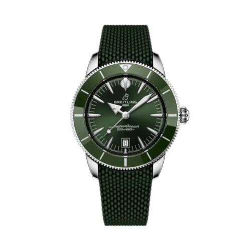 Breitling Superocean Heritage B31 Automatic 44 Stainless Steel / Green / Rubber