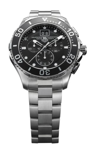 TAG Heuer Aquaracer 300M Quartz Chronograph 43 Stainless Steel / One Piece