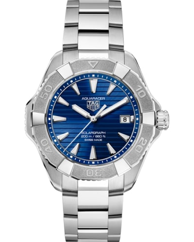 TAG Heuer Aquaracer Professional 200 Solargraph 40 Stainless Steel / Blue / Bracelet